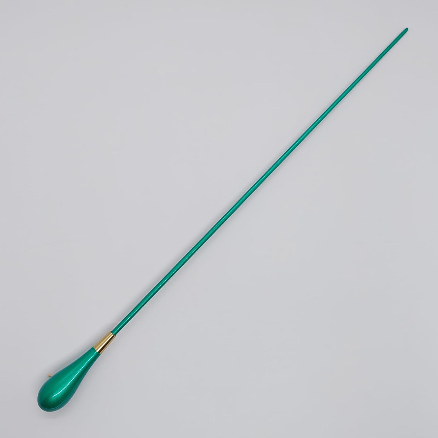 Batuta Clásica Madera Colorida y Metal - Verde