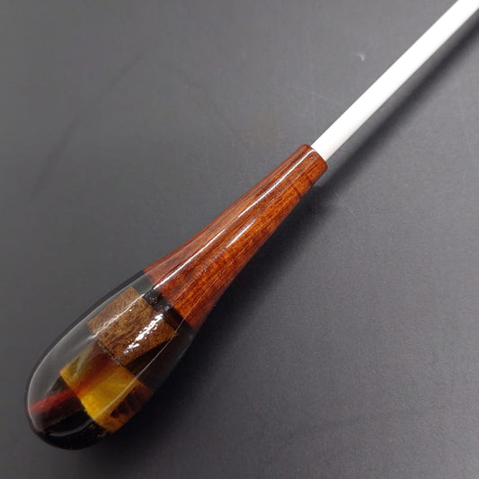 Batuta Clássica Resina e Madeira - Grafite