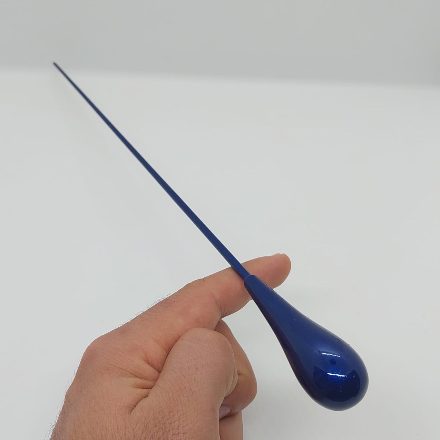 Batuta Clásica Madera Colorida Azul