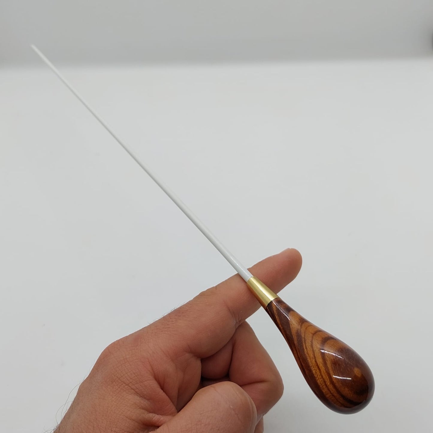 Batuta Clássica Madeira e Metal - Zebrawood