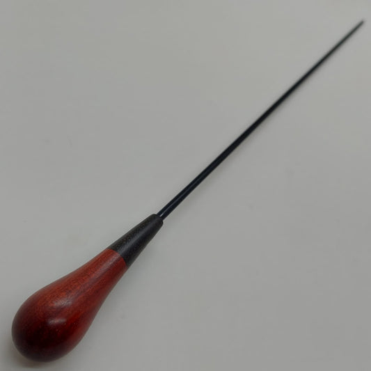 Batuta Clássica Madeira Entalhada Ébano - Preto