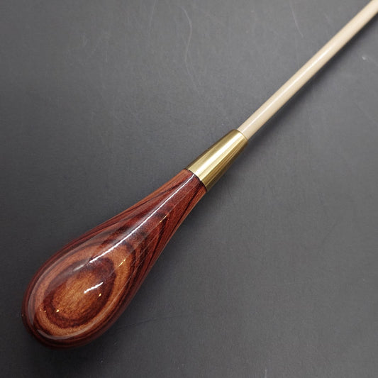 Batuta Clássica Madeira e Metal - Zebrawood