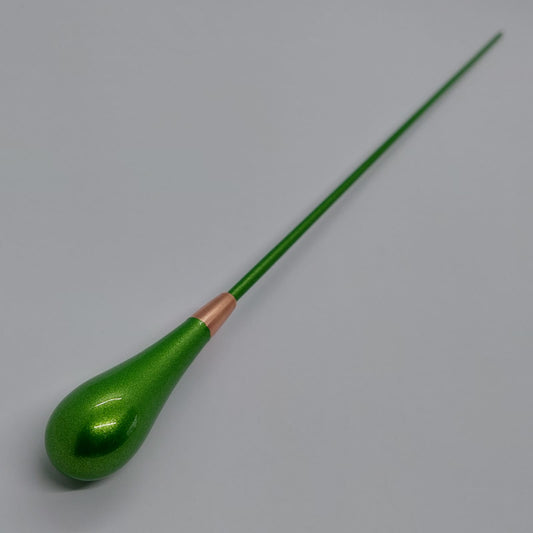 Batuta Clásica Madera Colorida y Metal - Verde limón