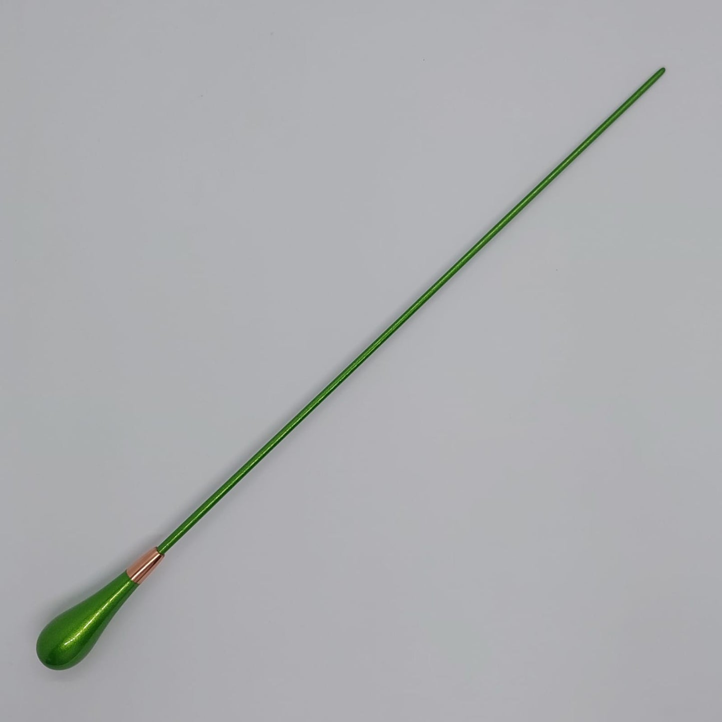 Batuta Clásica Madera Colorida y Metal - Verde limón