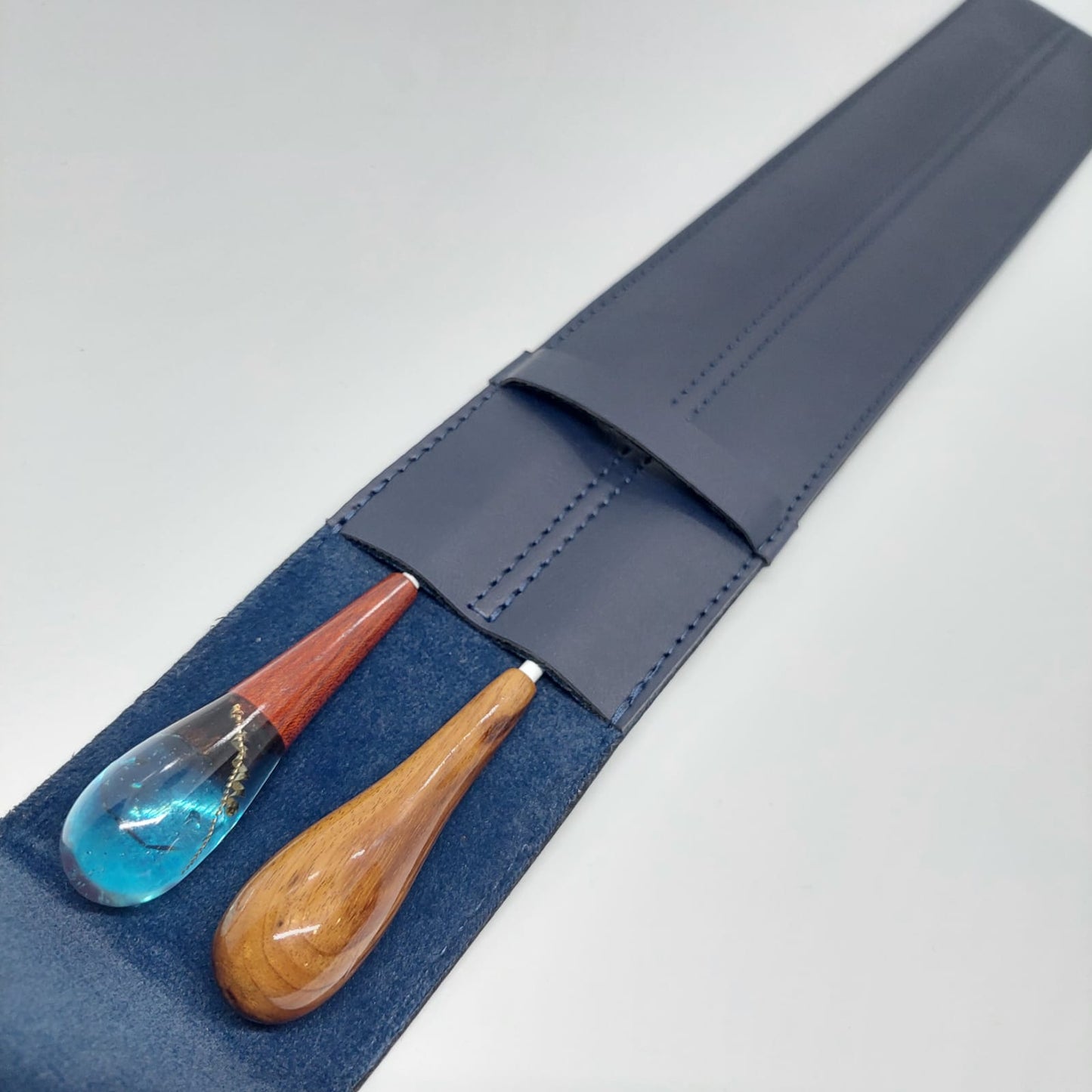 Estuche para 2 Batutas - Cuero ecológico
