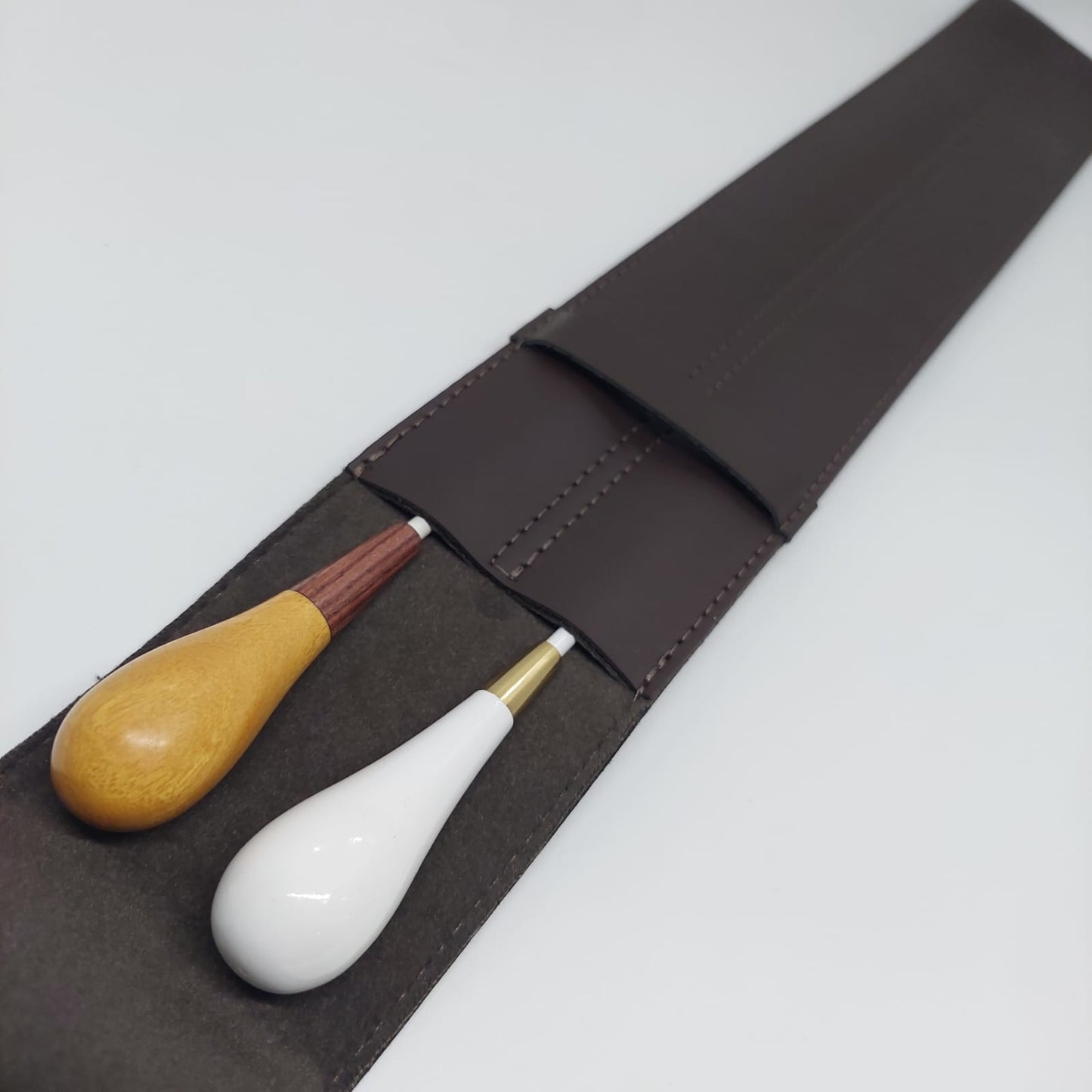 Estuche para 2 Batutas - Cuero ecológico