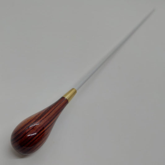 Batuta Clásica Madera y Metal - Zebrawood