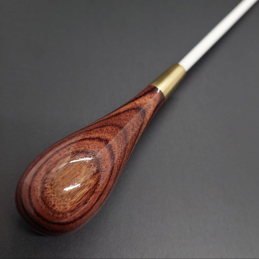 Batuta Clásica Madera y Metal - Zebrawood