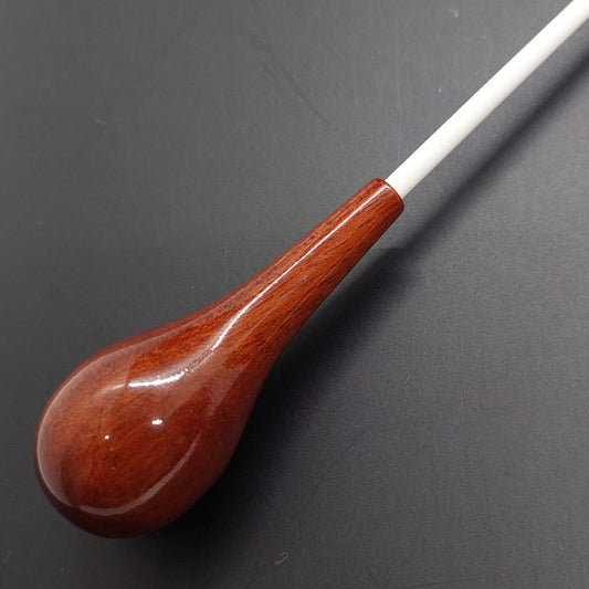 Batuta Clássica Bolinha Madeira Rubi