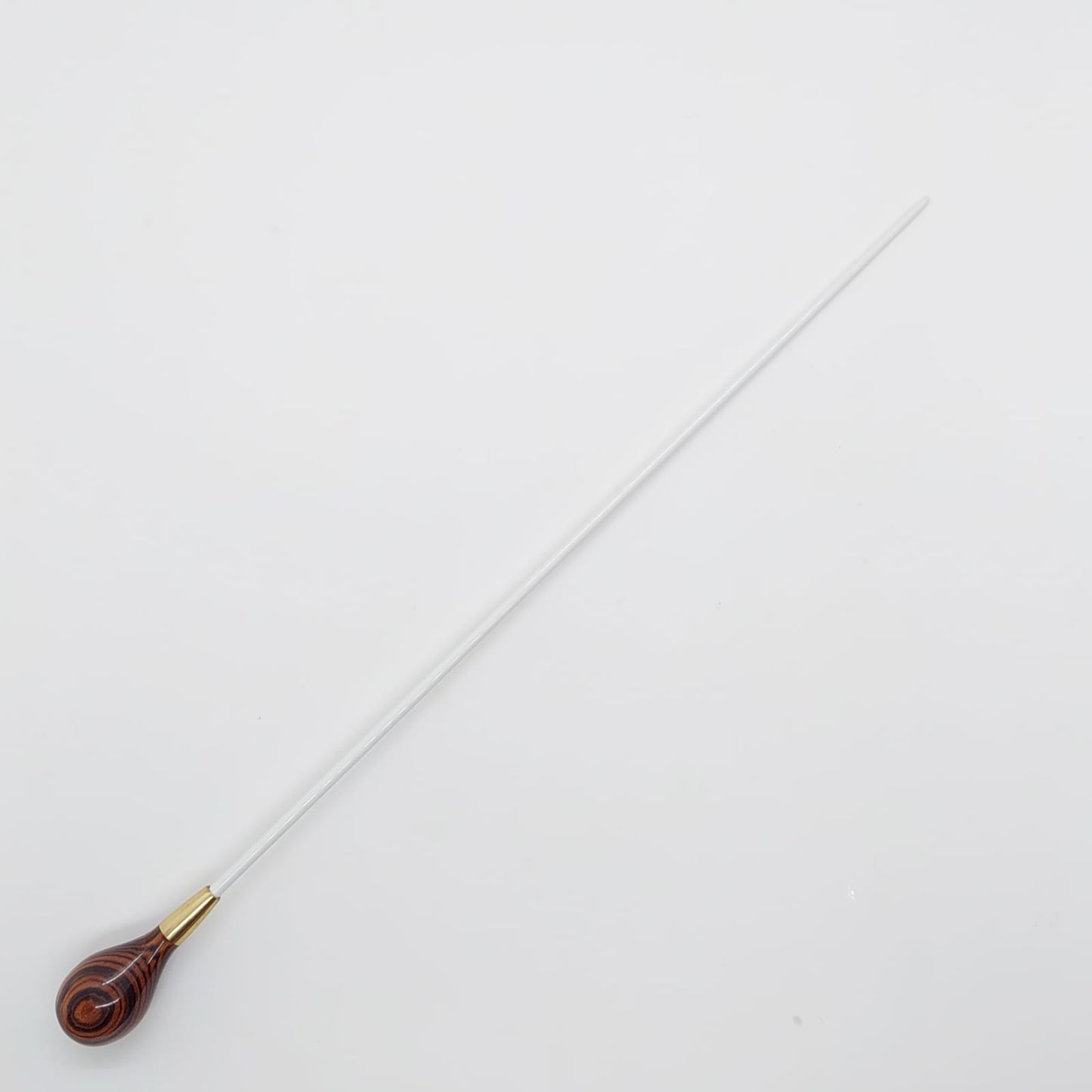 Batuta Clássica Bolinha Madeira e Metal - Zebrawood