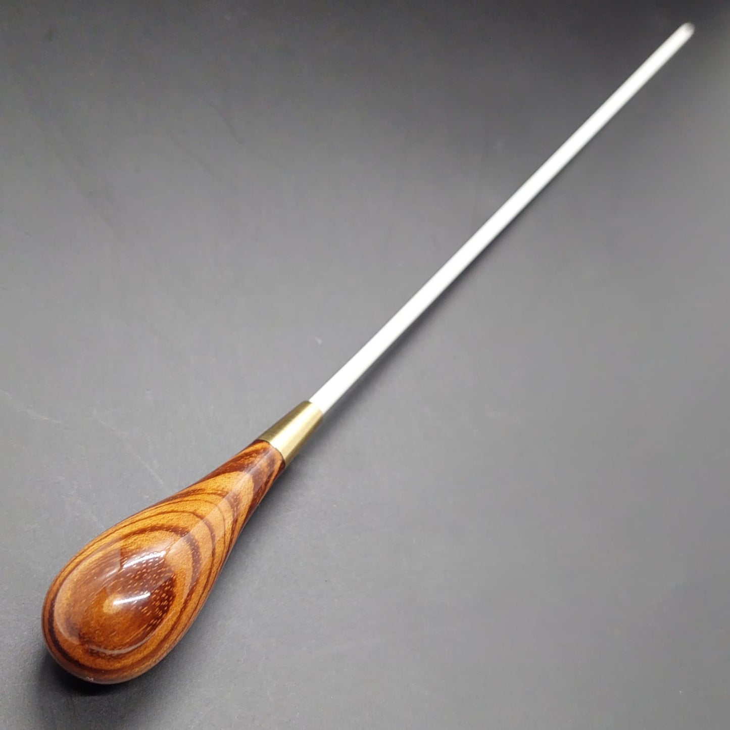 Batuta Clássica Madeira e Metal - Zebrawood