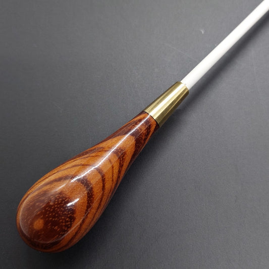 Batuta Clássica Madeira e Metal - Zebrawood