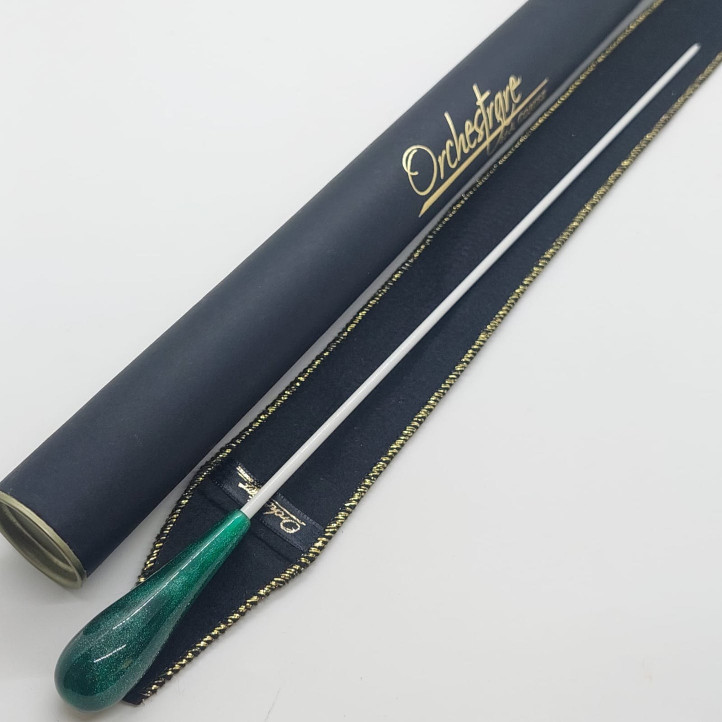 Combo - Batuta Clássica Resina 37cm e Case Caramelo