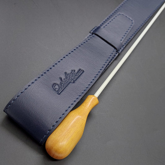 Combo - Batuta Anatômica Amarelada 37cm e Case Azul