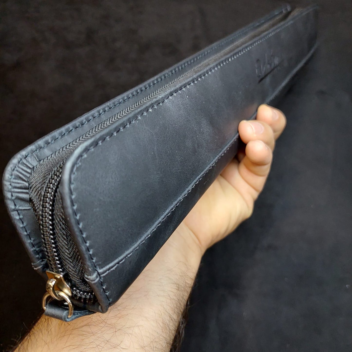 Case para 2 Batutas em Couro Legítimo