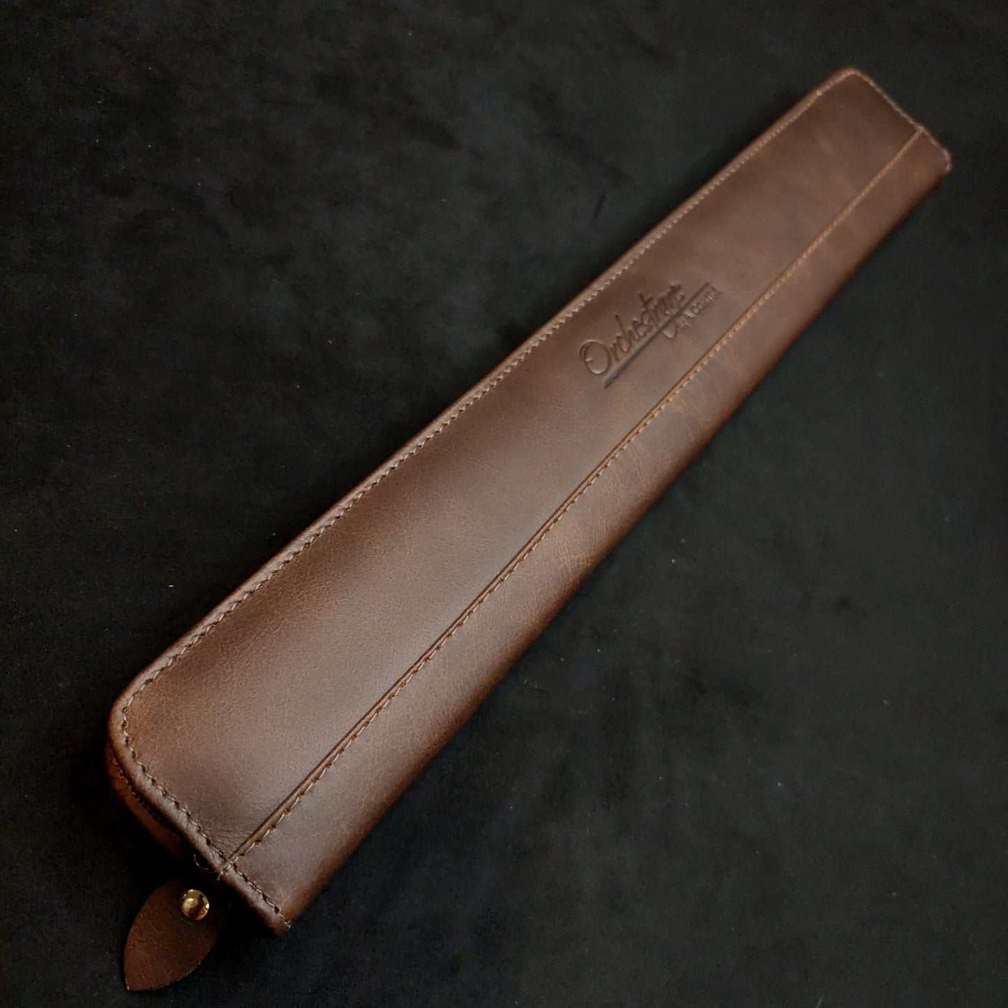 Case para 2 Batutas em Couro Legítimo