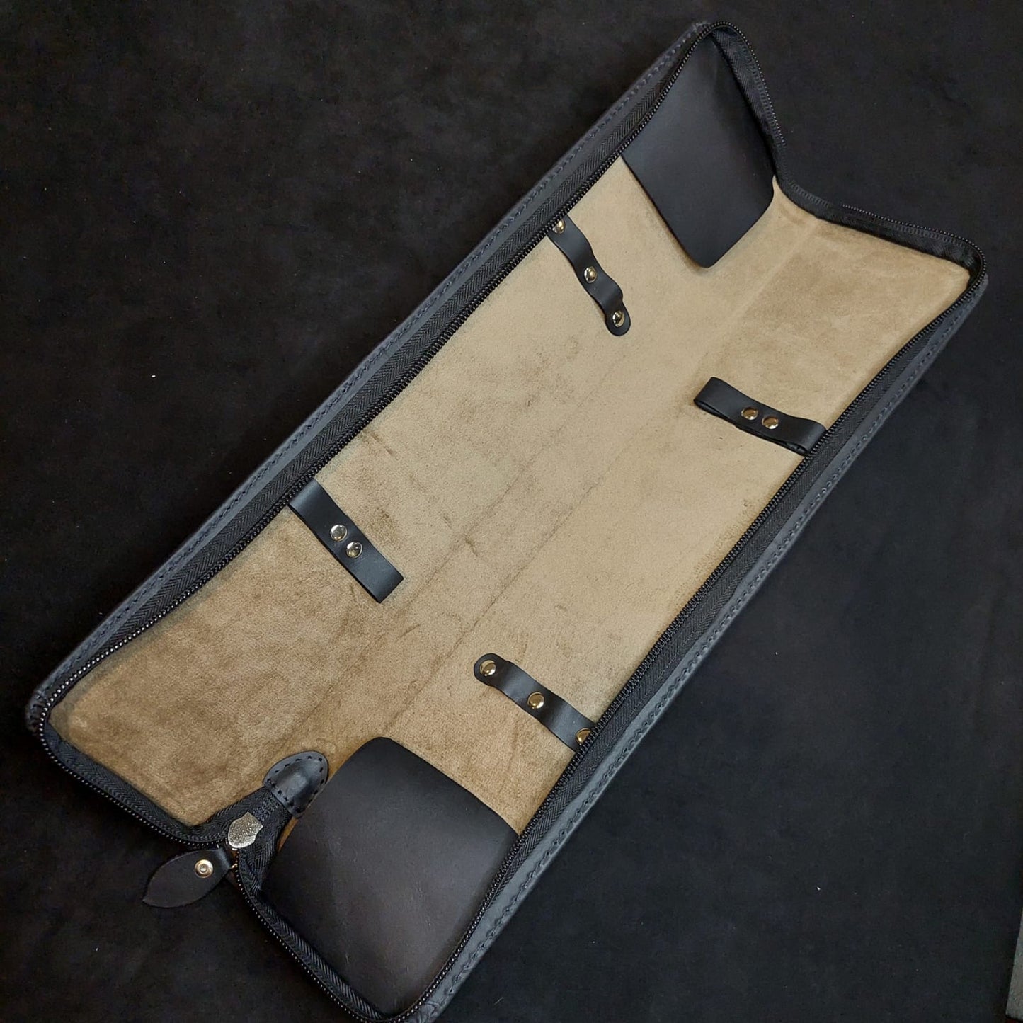 Case para 4 Batutas em Couro Legítimo