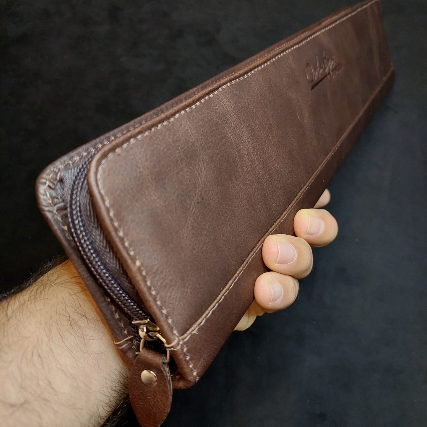 Case para 4 Batutas em Couro Legítimo