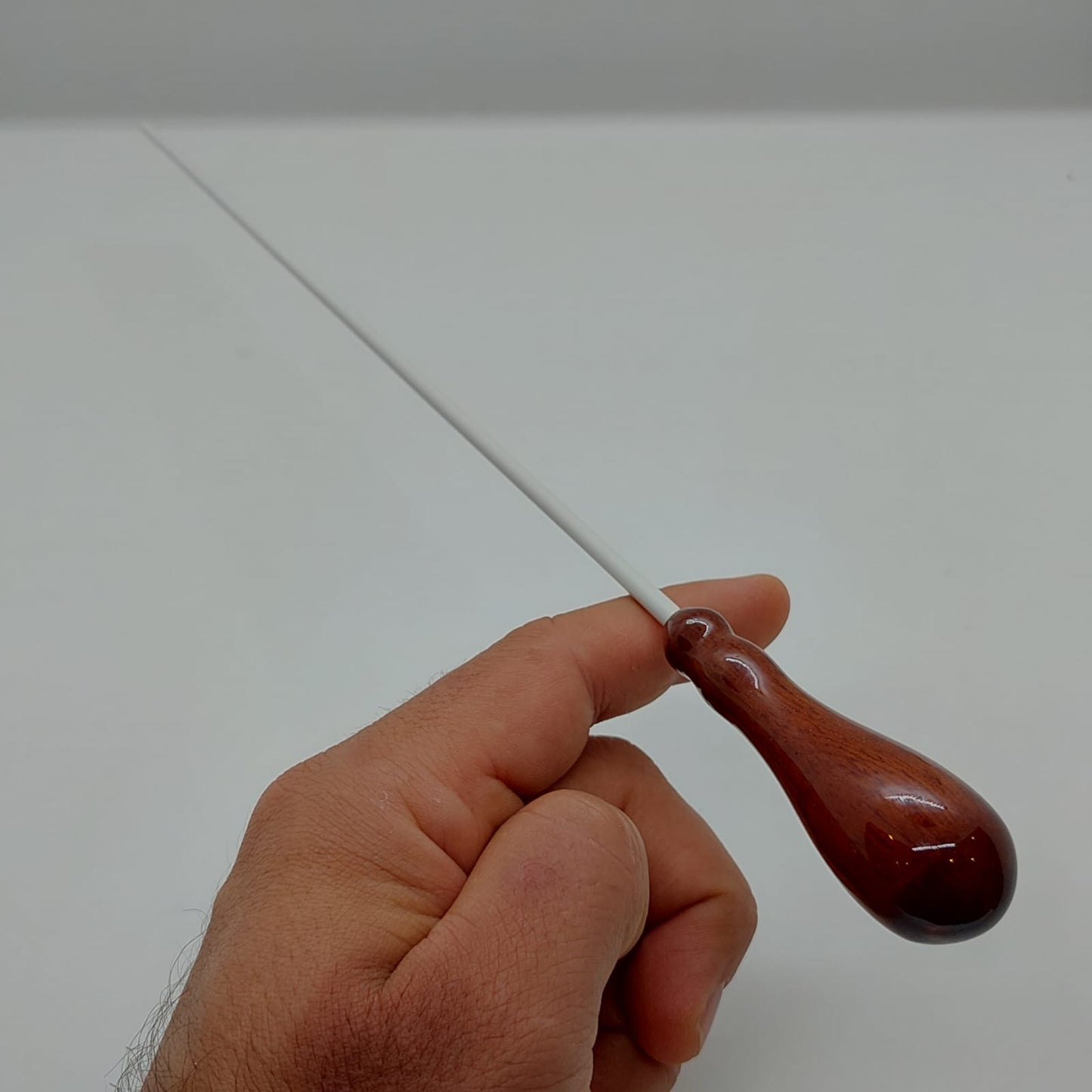 Combo - Batuta Clássica Vintage 33cm e Case Marrom