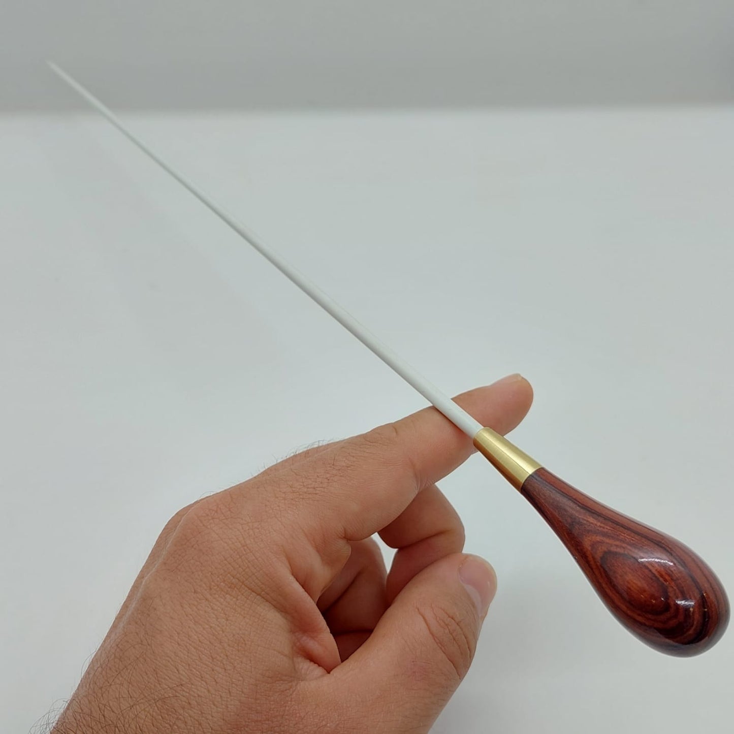 Batuta Clássica Madeira e Metal - Zebrawood