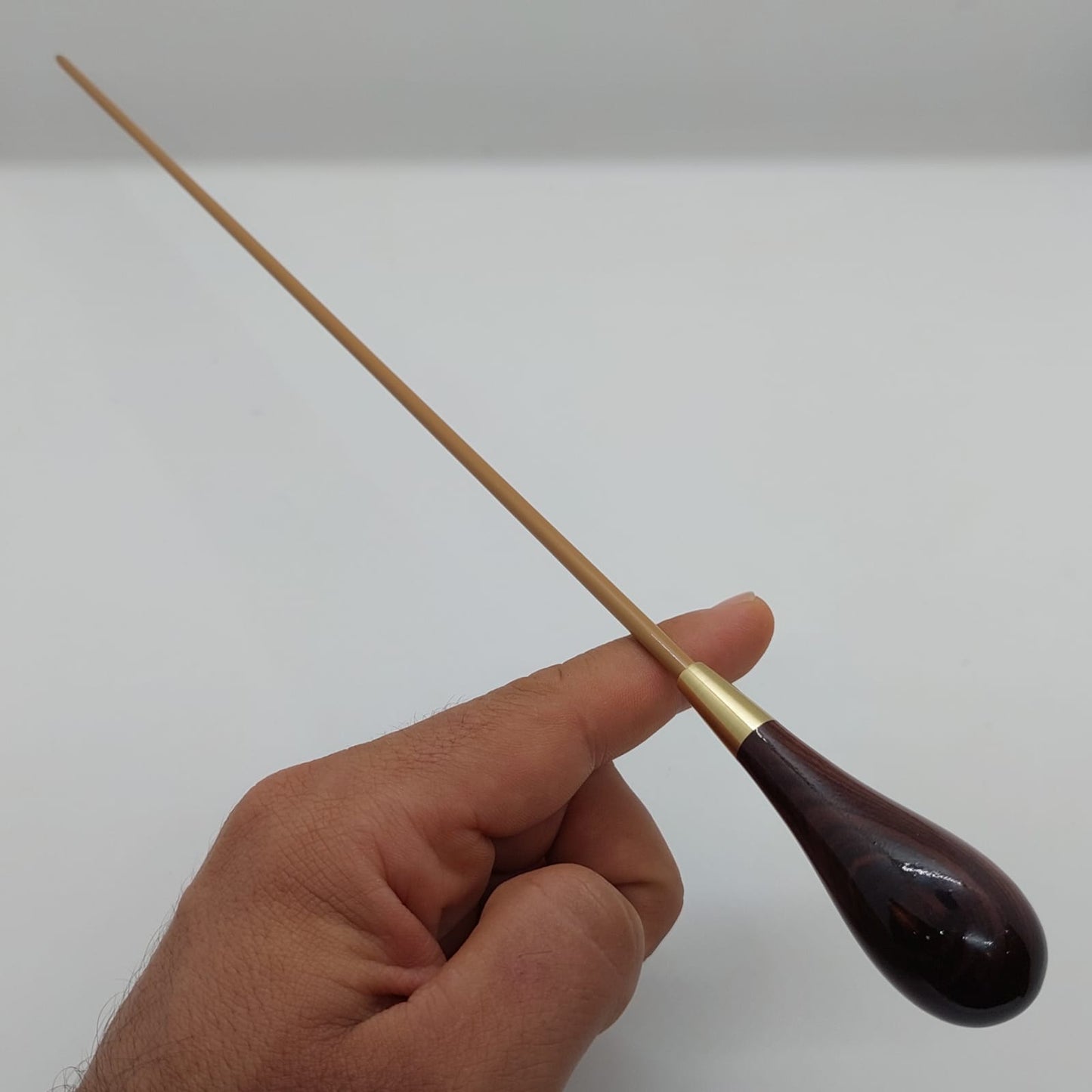 Batuta Clássica Madeira e Metal - Jacarandá Imperial