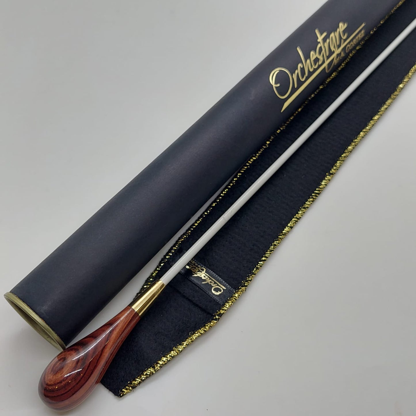 Batuta Clássica Madeira e Metal - Zebrawood