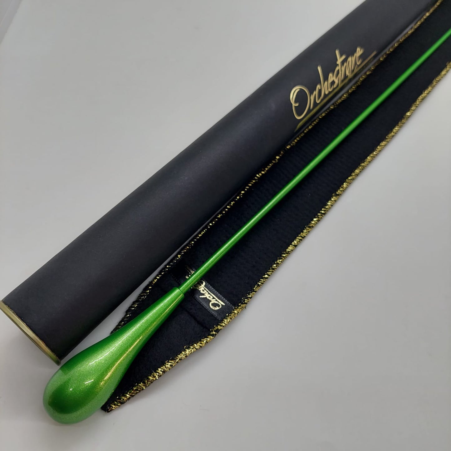 Batuta Clássica Madeira Colorida Verde