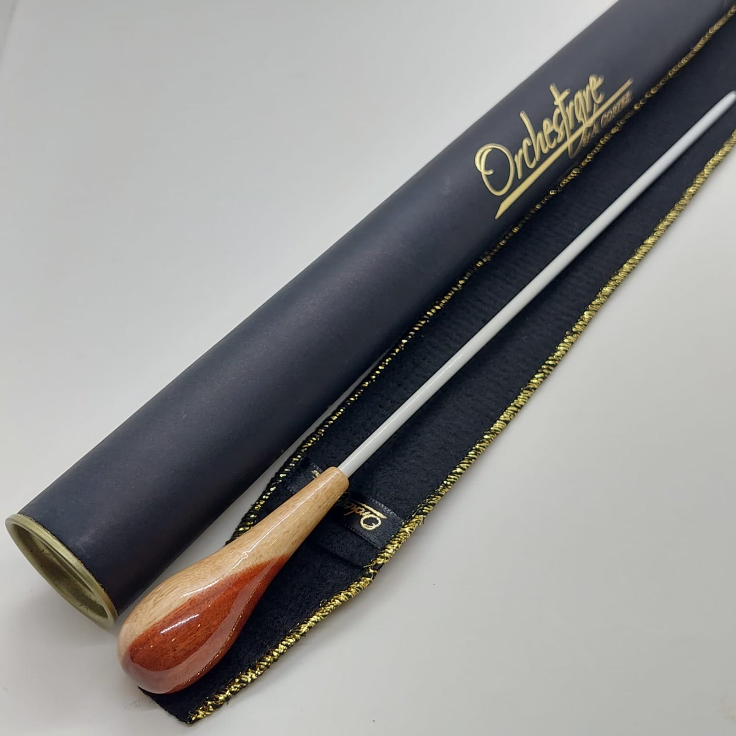 Batuta Clássica Madeira Óleo Vermelho