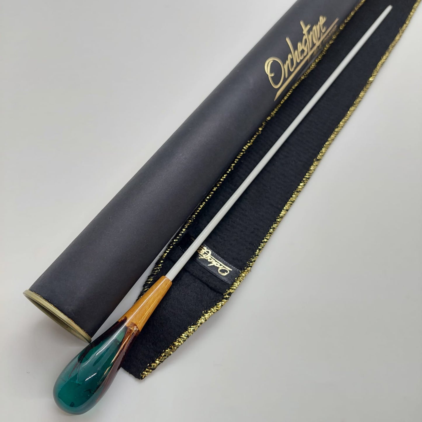 Batuta Clássica Resina e Madeira - Floresta