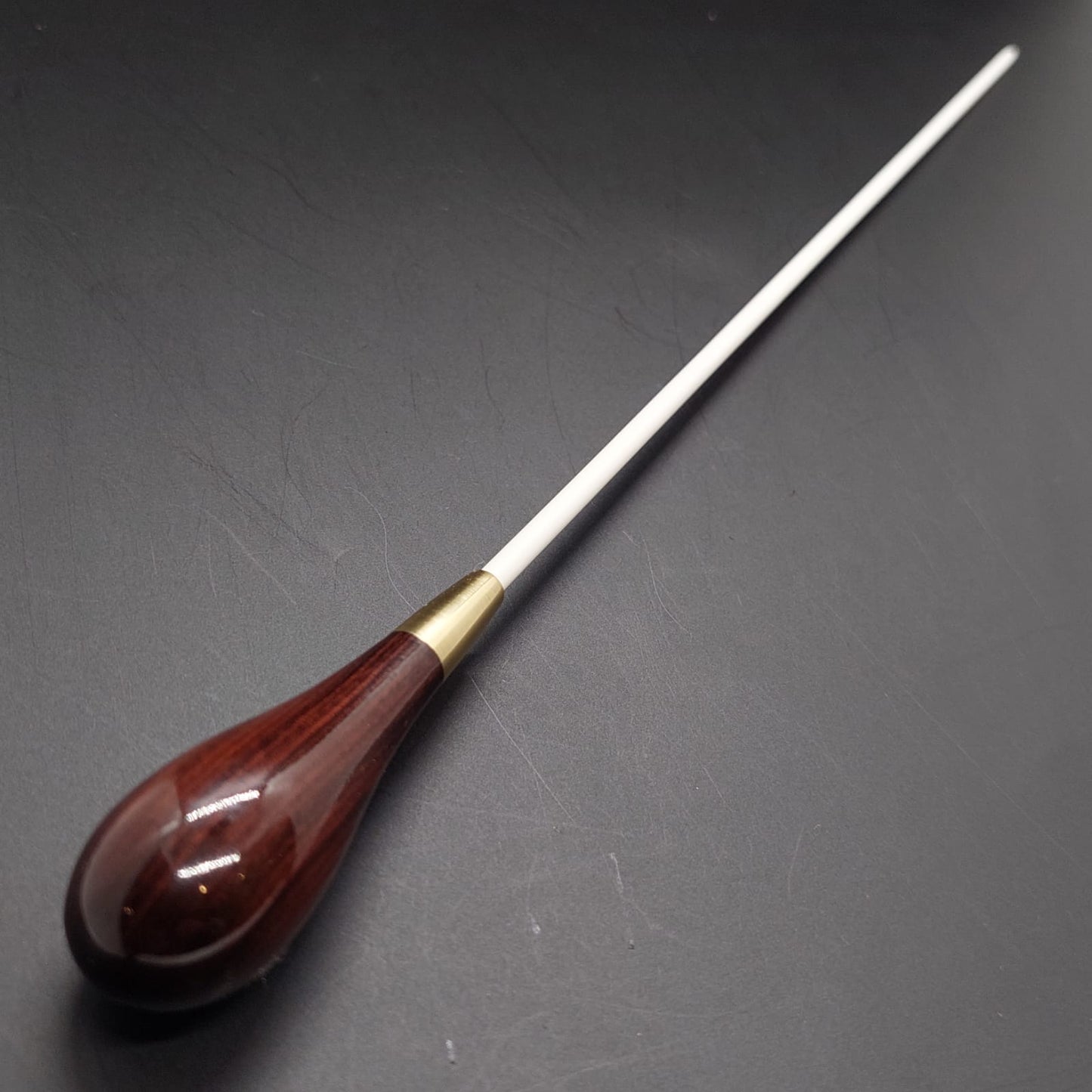 Batuta Clássica Madeira e Metal - Jacarandá Imperial