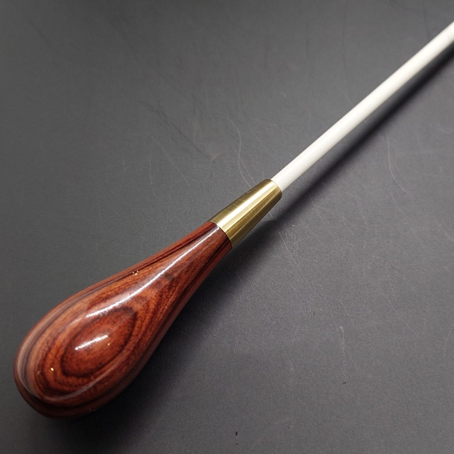 Batuta Clássica Madeira e Metal - Zebrawood