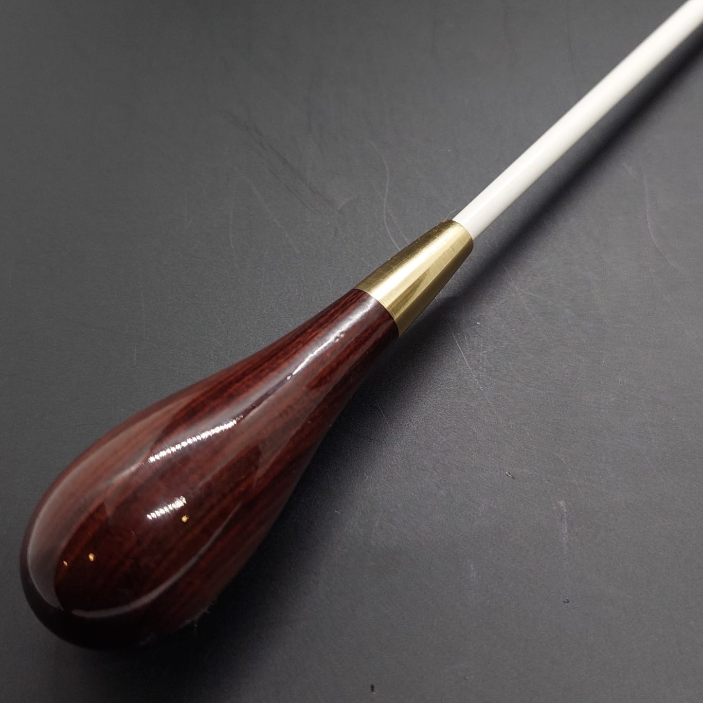 Batuta Clássica Madeira e Metal - Jacarandá Imperial