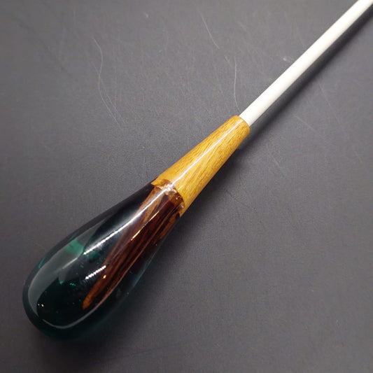 Batuta Clássica Resina e Madeira - Floresta