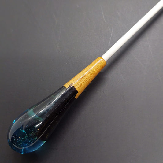 Batuta Clássica Resina e Madeira - Oceano