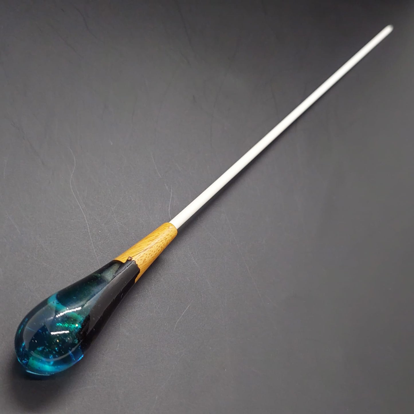 Batuta Clássica Resina e Madeira - Oceano