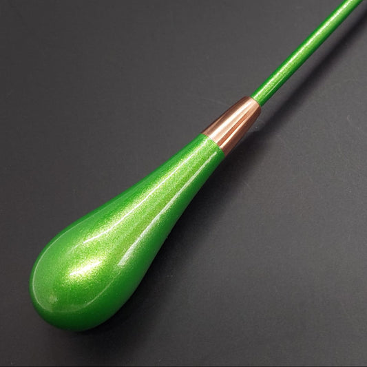 Batuta Clásica Madera Colorida y Metal - Verde limón