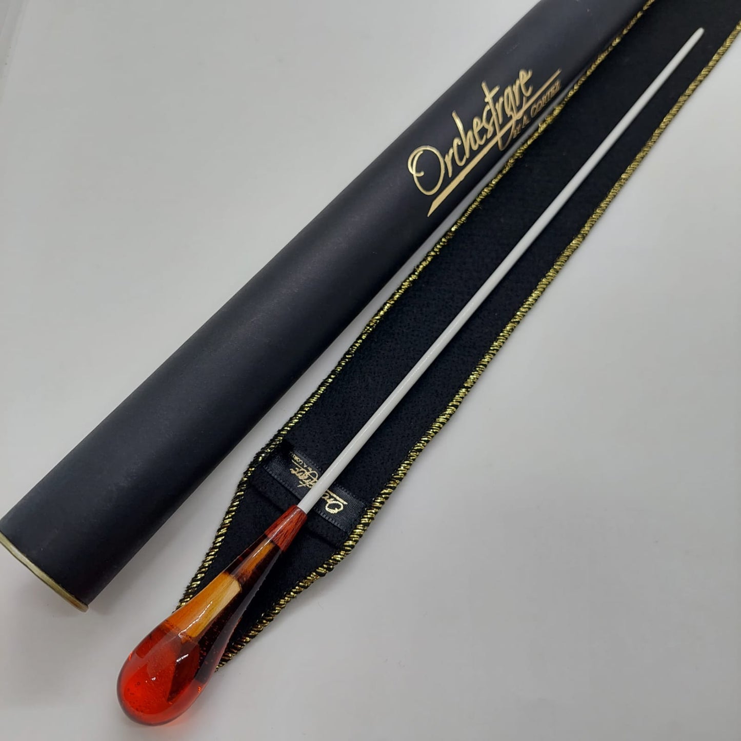 Batuta Clásica Resina y Madera - Cereza