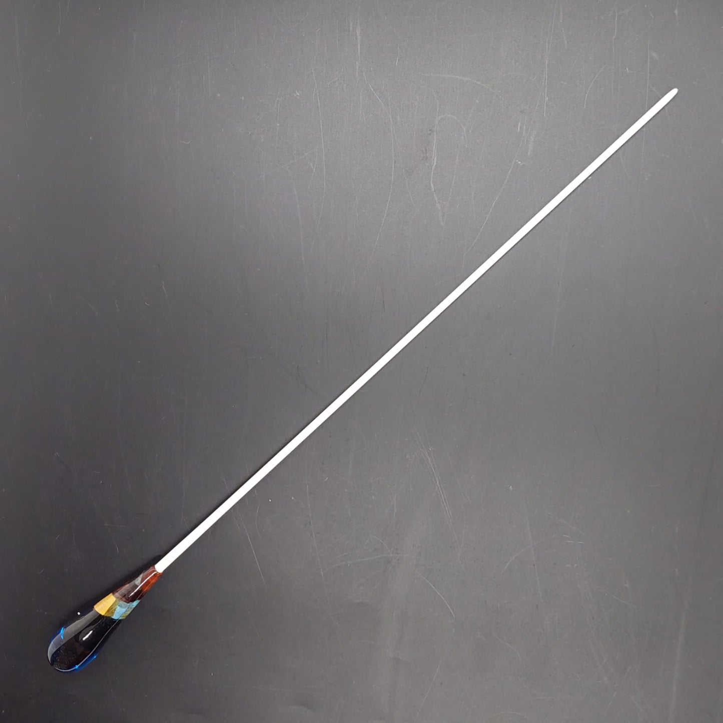 Combo - Batuta Clássica Resina e Madeira Oceano e Case Bege