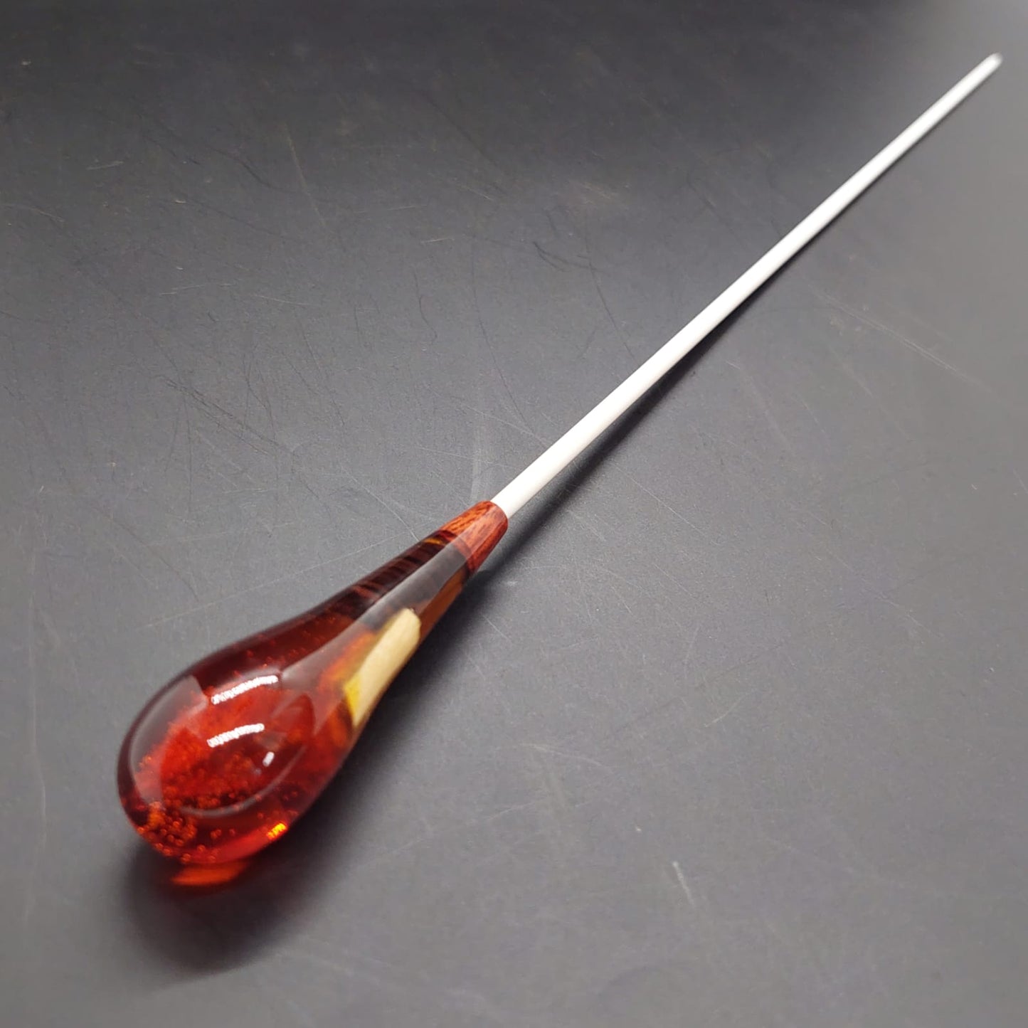 Batuta Clásica Resina y Madera - Cereza