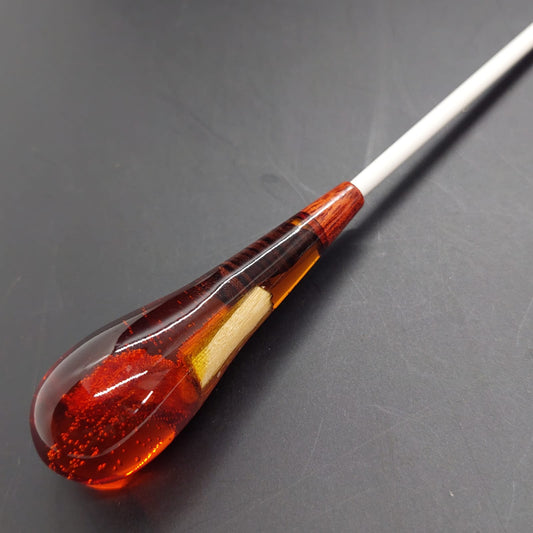 Batuta Clásica Resina y Madera - Cereza