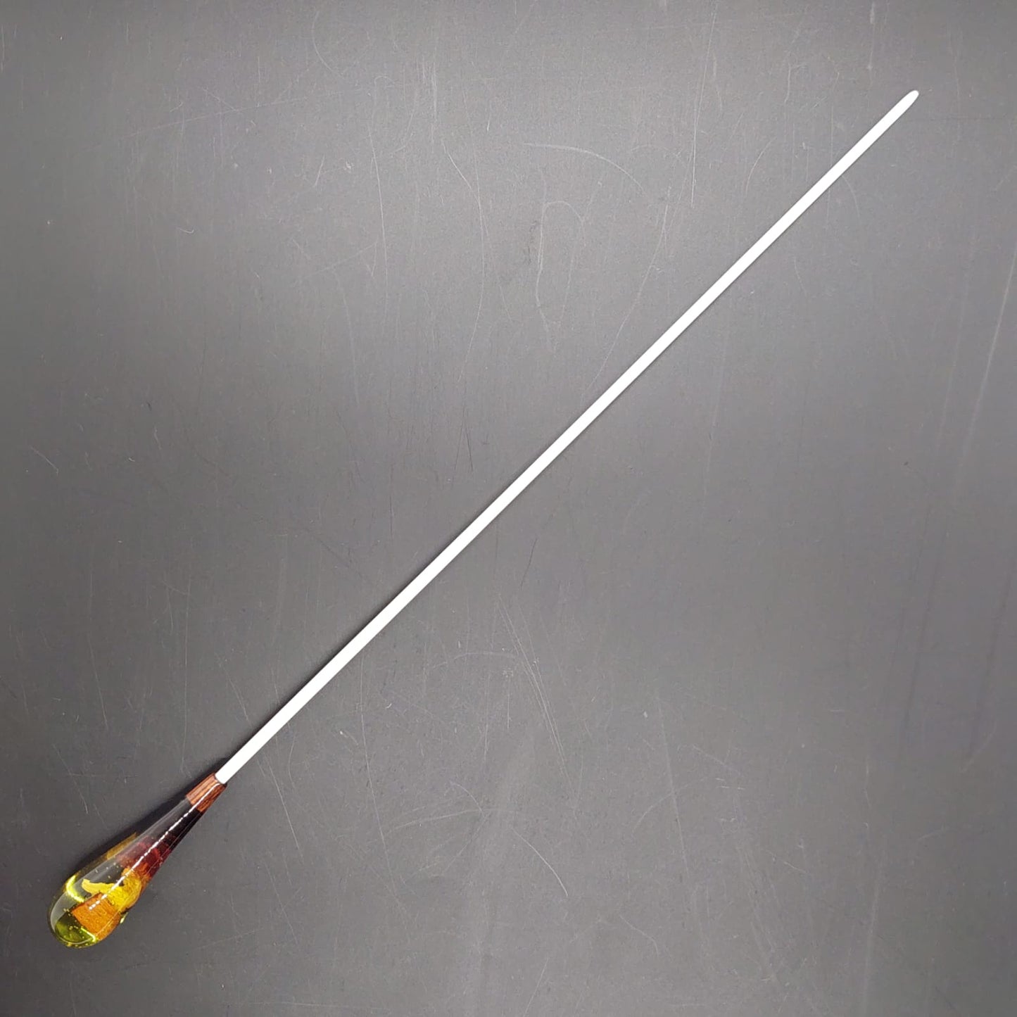 Classic Baton - Amber Resin & Wood