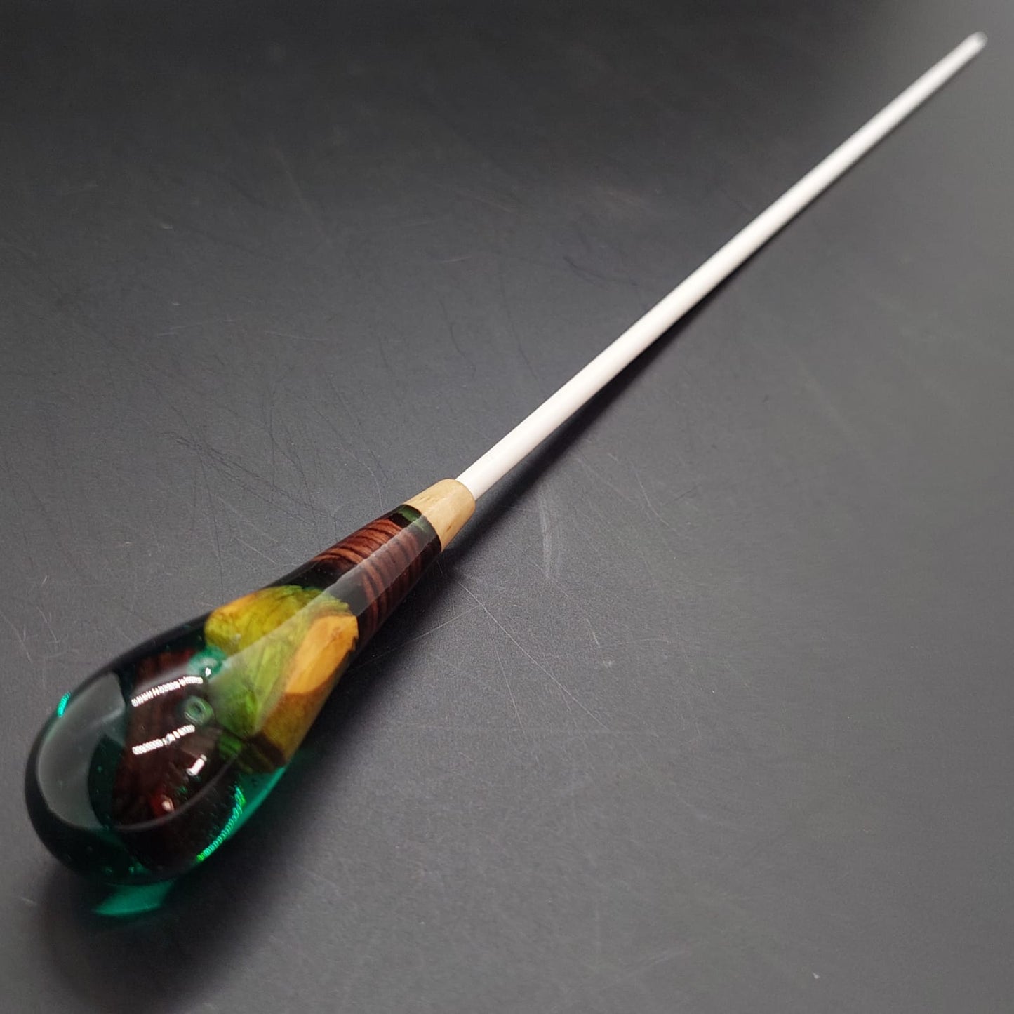 Classic Baton - Forest Resin & Wood