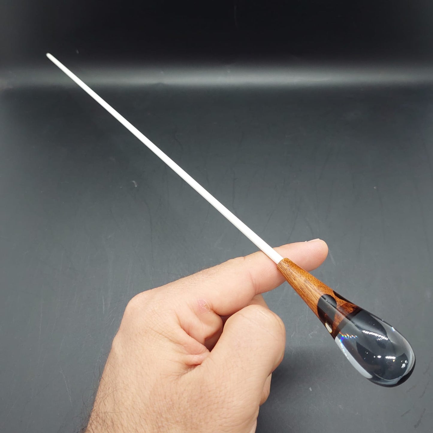 Classic Baton - Onix Resin & Wood