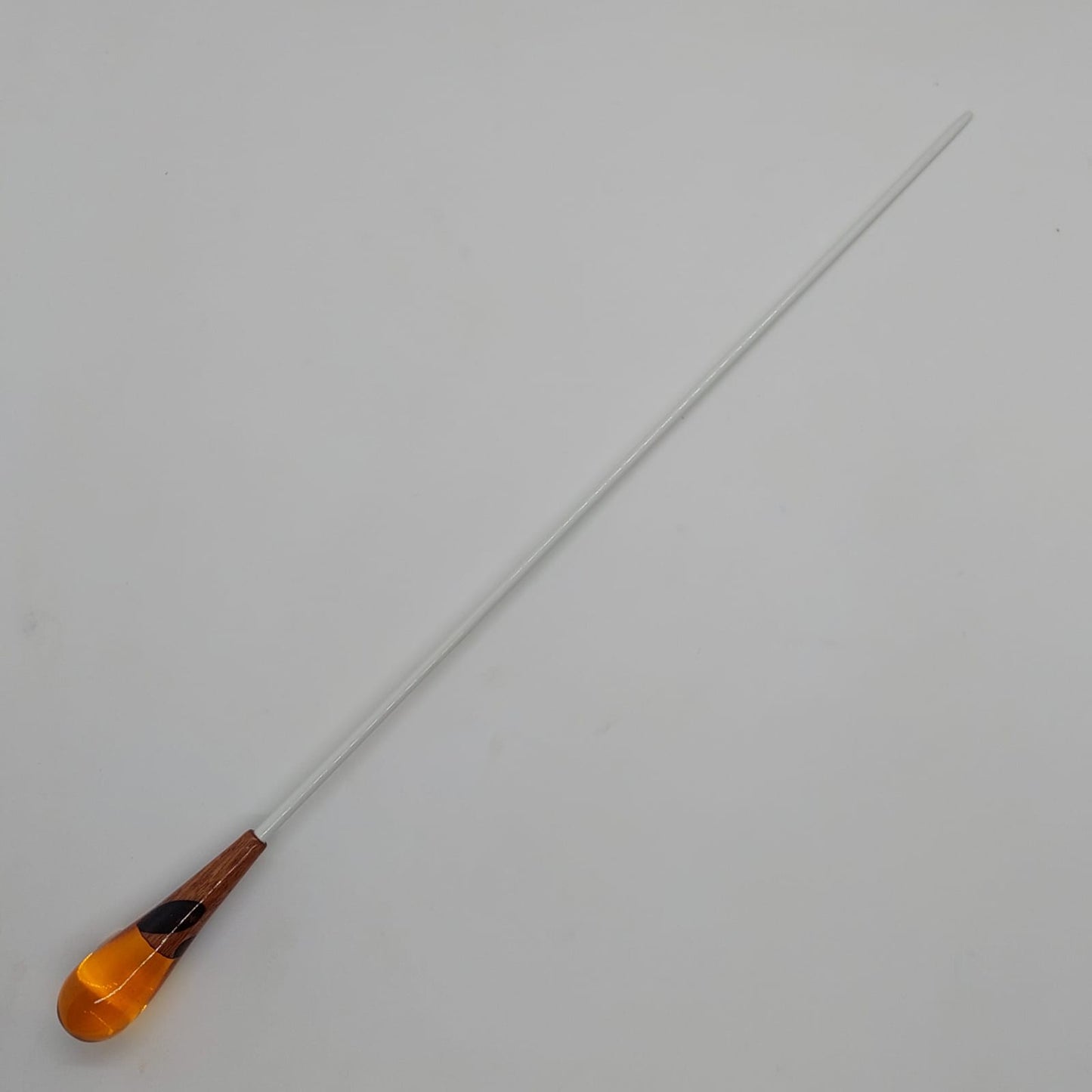 Batuta Clásica Resina y Madera - Ámbar