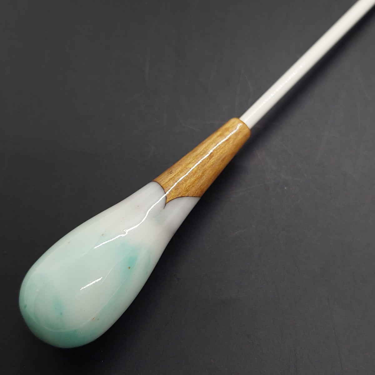 Classic Baton - Snow Resin & Wood