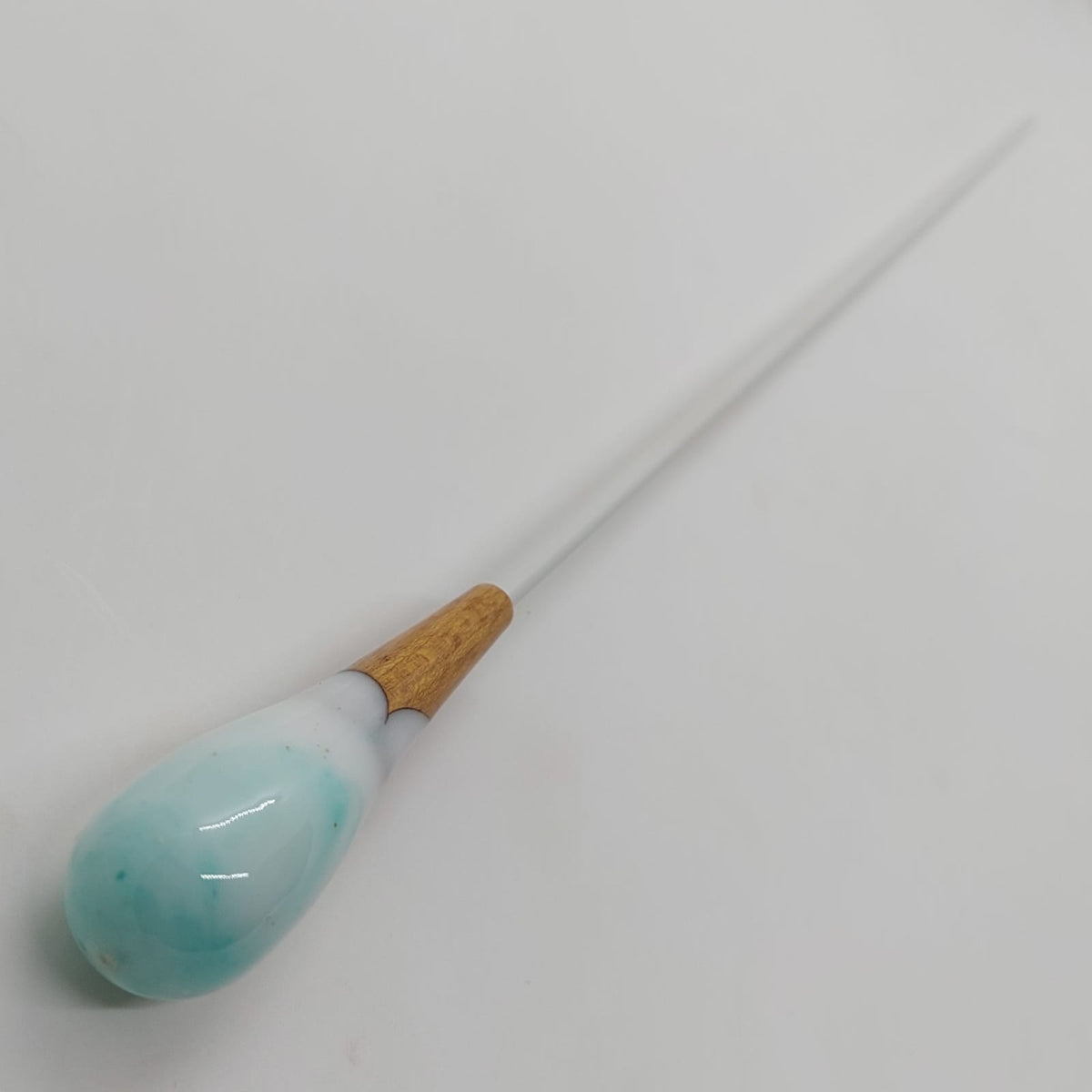 Classic Baton - Snow Resin & Wood