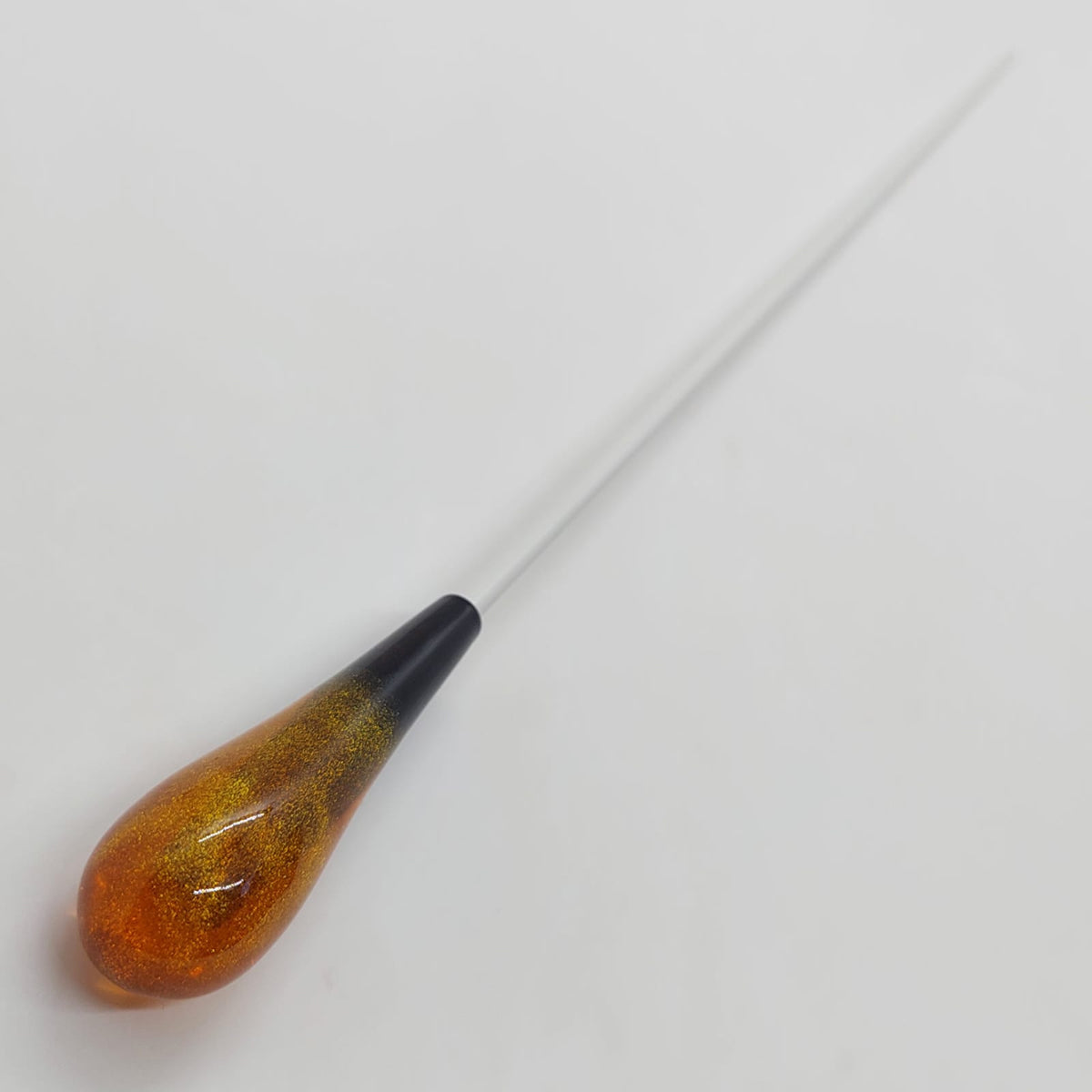 Classic Baton - Amber Resin & Wood